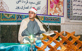 محمود شحات انور قاری بین المللی مصری به مشهد سفر می کند